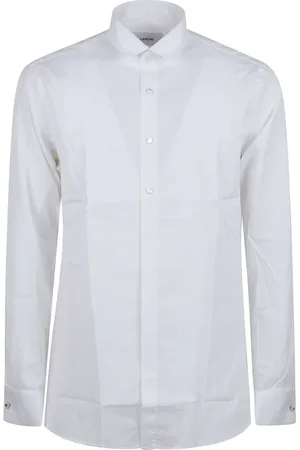 LARDINI Koszule, Mężczyzna, Biały, 3XL, Bawełna, Biała koszula