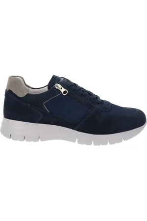 Nero Giardini Buty, Mężczyzna, Niebieski, 41 EU, Skóra, Skórzane Sneakersy Stylowe Nowoczesne Uniwersalne