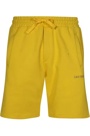 Les Deux Szorty, Mężczyzna, Żółty, 2XL, Bawełna, Bawełniane Szorty Bermuda