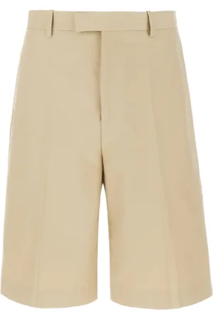 Salvatore Ferragamo Szorty, Mężczyzna, Beżowy, L, Bawełna, Stylowe szorty typu bermudy