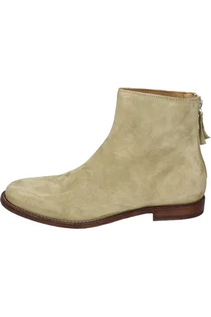 Moma Buty, Kobieta, Zielony, 37 EU, Zamsz, Vintage Zamszowe Botki