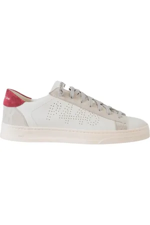 P448 Buty, Mężczyzna, Biały, 41 EU, Sneakersy Urban Fusion w Biało/Szaro/Fioletowym