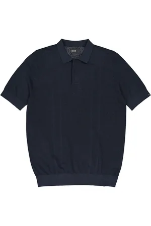 Butcher of Blue Koszulki, Mężczyzna, Niebieski, L, Ripley Knit Polo w Granatowym