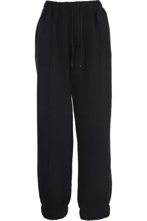 Moncler Spodnie, Kobieta, Czarny, S, Bawełna, Czarne spodnie dresowe