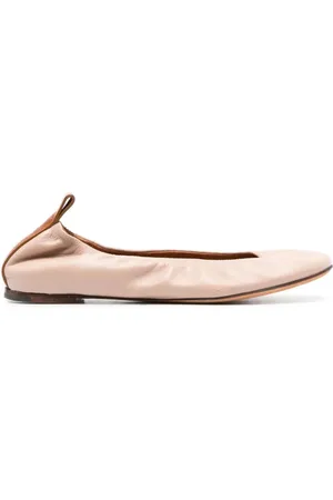 Lanvin Buty, Kobieta, Beżowy, 37 EU, Skóra, Eleganckie Baleriny