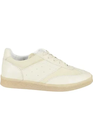 Maison Margiela Buty, Mężczyzna, Beżowy, 41 EU, Skóra, Skórzane Sneakersy
