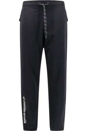 Moncler Spodnie, Mężczyzna, Czarny, M, Nylon, Nylonowe spodnie z elastyczną talią i kieszeniami
