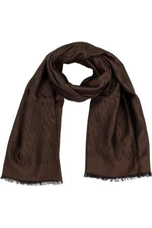 Lanvin Akcesoria, Kobieta, brązowy, ONE SIZE, Jedwabny Szal