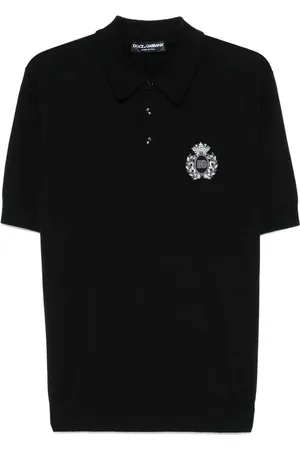 Dolce & Gabbana Koszulki, Mężczyzna, Czarny, L, Stylowy Sweter Z Dzianiny