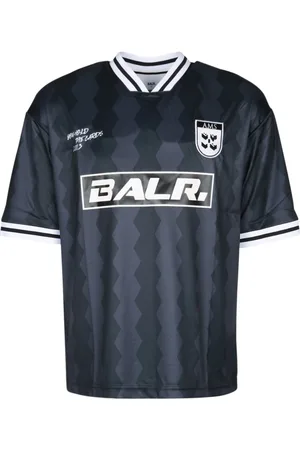 BALR. Koszulki, Mężczyzna, Niebieski, L, Club Box Fit Jersey T-Shirts