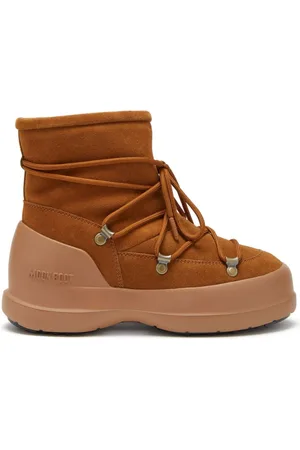 Moon Boot Buty, Kobieta, brązowy, 37 EU, Zamsz, Brandy Winter Botki