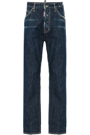 Dsquared2 Jeansy, Mężczyzna, Niebieski, S, Stylowe Jeansyy