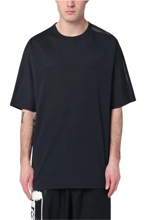 Y-3 Koszulki, Mężczyzna, Czarny, S, T-shirt z krótkim rękawem i okrągłym dekoltem