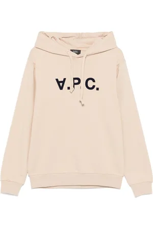 A.P.C. Bluzy, Mężczyzna, Beżowy, S, Bawełna, Bawełniana Bluza z Kapturem