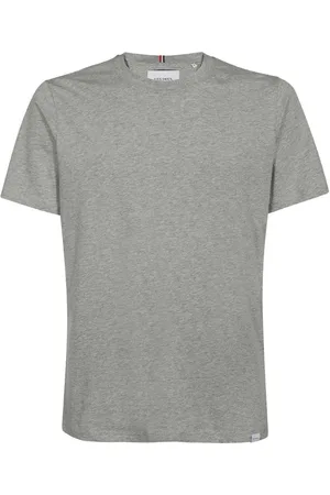 Les Deux Koszulki, Mężczyzna, Szary, XS, Bawełna, Prążkowany T-shirt z bawełny