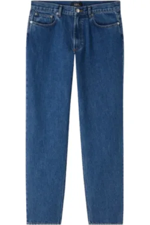 A.P.C. Jeansy, Mężczyzna, Niebieski, W30, Bawełna, Jeansyy Vintage z Prostą Nogawką
