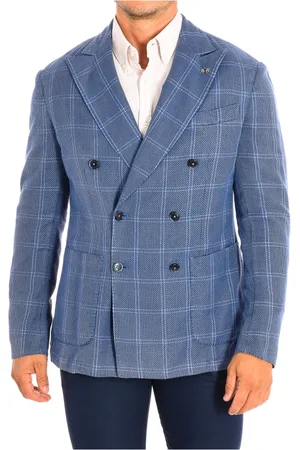 La Martina Garnitury, Mężczyzna, Niebieski, 4XL, Bawełna, Formal Blazer