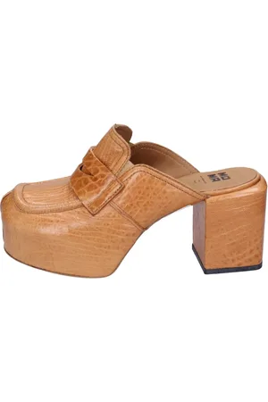 Moma Buty, Kobieta, brązowy, 37 EU, Skóra, Czółenka na obcasie typu mule