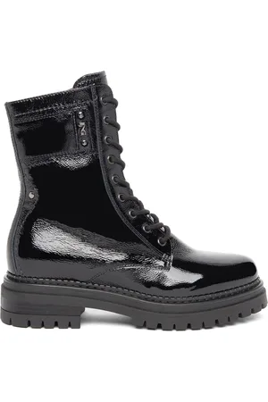Nero Giardini Buty, Kobieta, Czarny, 37 EU, Skóra, Sznurowane Botki