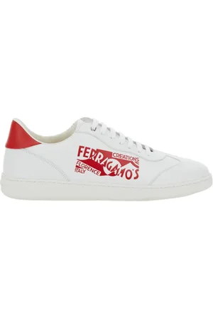 Salvatore Ferragamo Buty, Mężczyzna, Biały, 40 EU, Achille Venna Sneakers