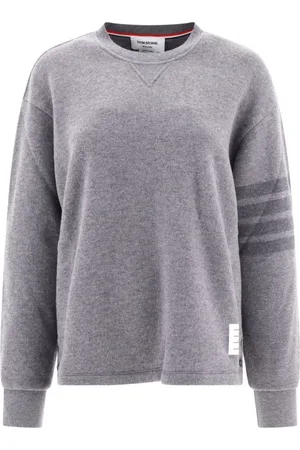 Thom Browne Bluzy, Kobieta, Szary, 2XS, Bawełna, Maglieria Sweatshirt