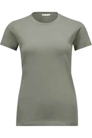 Moncler Koszulki, Kobieta, Zielony, L, Zielona Koszulka T-Shirt