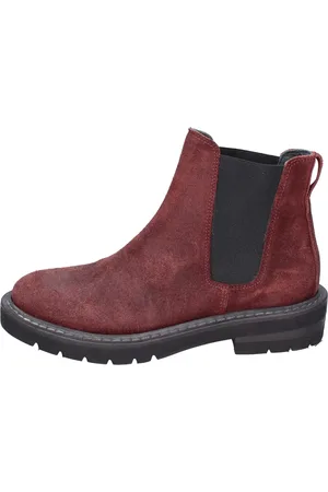 Moma Buty, Kobieta, Czerwony, 37 EU, Zamsz, Vintage Zamszowe Botki