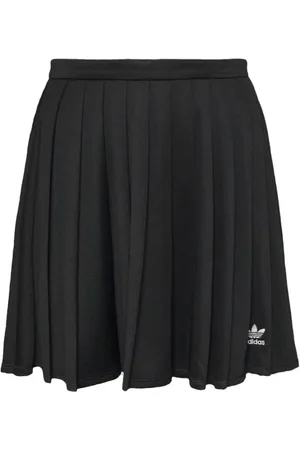 adidas Spódnice, Kobieta, Czarny, S, Poliester, Mini spódniczka z elastyczną talią