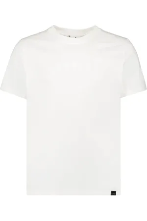 Courrèges Koszulki, Mężczyzna, Biały, XS, T-shirt z nadrukiem i okrągłym dekoltem