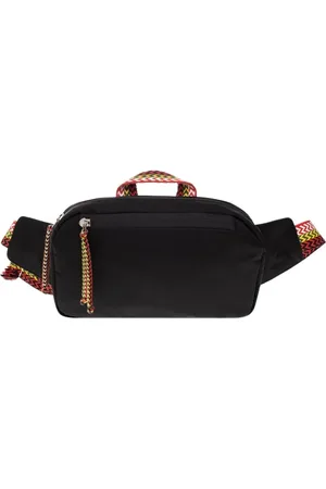 Lanvin Torebki, Mężczyzna, Czarny, ONE SIZE, Saszetka biodrowa z logo