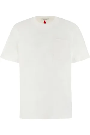 Salvatore Ferragamo Koszulki, Mężczyzna, Biały, S, Bawełna, Klasyczna koszulka T-Shirt