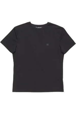 Acne Studios Koszulki, Mężczyzna, Czarny, M, Bawełna, T-Shirt