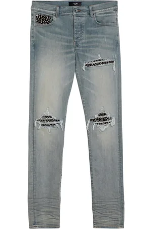 AMIRI Jeansy, Mężczyzna, Niebieski, W32, Denim, Regular Fit Jeansyy Denim