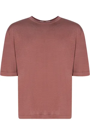 LARDINI Koszulki, Mężczyzna, brązowy, S, Bawełna, Bawełniany T-shirt