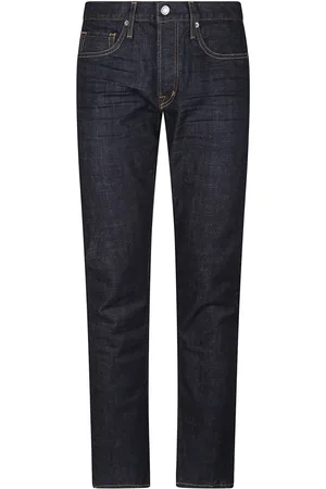 Tom Ford Jeansy, Mężczyzna, Niebieski, W31, Denim, Slim Selvedge Denim Jeansy