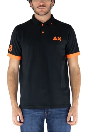 sun68 Koszulki, Mężczyzna, Czarny, M, Polo Shirt