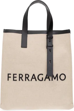 Salvatore Ferragamo Torebki, Mężczyzna, Beżowy, ONE SIZE, Torba Shopper