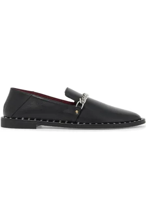 Stella McCartney Buty, Kobieta, Czarny, 40 EU, Diamond Chain Falabella Mokasyny