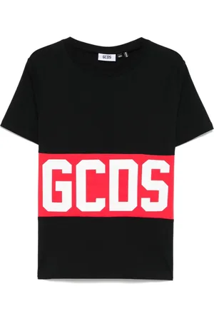GCDS Koszulki, Mężczyzna, Czarny, S, Czarna TEE