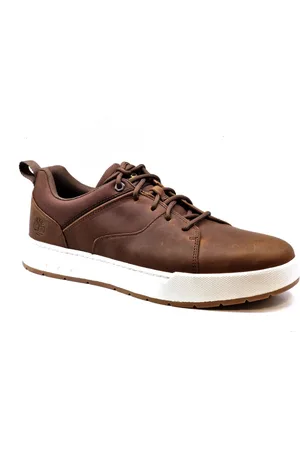 Timberland Buty, Mężczyzna, brązowy, 40 1/2 EU, Skóra, Skórzane sneakersy Maple Grove