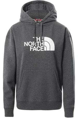 The North Face Bluzy, Mężczyzna, Szary, L, Bawełna, Przytulna Bluza z Kapturem