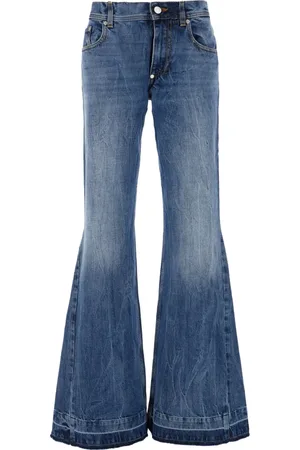 Stella McCartney Jeansy, Kobieta, Niebieski, W25, Bawełna, Spodnie dżinsowe typu Flared