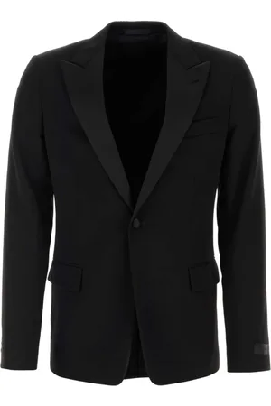 Lanvin Kurtki, Mężczyzna, Czarny, L, Wełna, Giacca Blazer