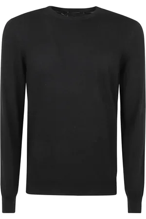 TAGLIATORE Swetry, Mężczyzna, Czarny, M, Wełna, Bluza dresowa