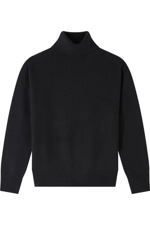 A.P.C. Swetry, Kobieta, Czarny, XS, Wełna, Golf z Merynosa