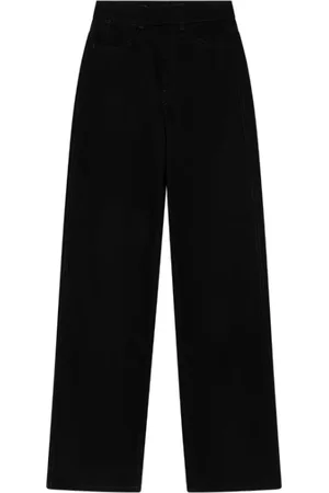 LEMAIRE Spodnie, Kobieta, Czarny, M, Denim, Spodnie Chino Denim