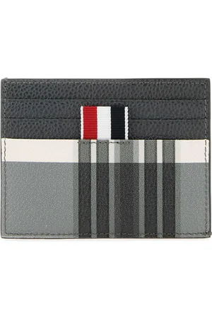 Thom Browne Akcesoria, Mężczyzna, Wielobarwność, ONE SIZE, Skóra, Stylowy skórzany wizytownik