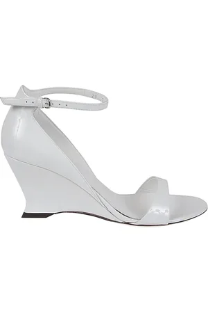 Salvatore Ferragamo Buty, Kobieta, Biały, 38 1/2 EU, Skóra, Sandały Białe