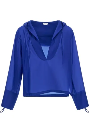 Salvatore Ferragamo Bluzy, Mężczyzna, Niebieski, L, Giubbini Sweatshirt
