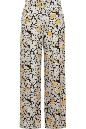 Lanvin Spodnie, Kobieta, Czarny, S, Szerokie spodnie z lejącego materiału